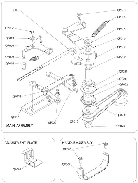 QP016 - Injector Lever Assembly