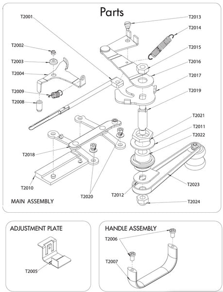 T2023 - Crank Handle Assembly